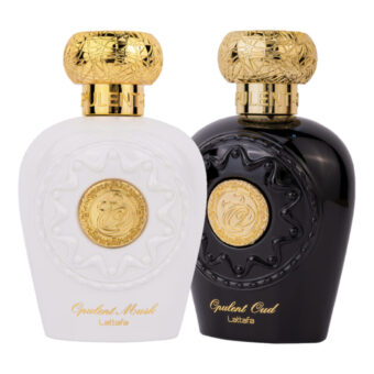 (plu99999) - Ofertă Lattafa - Opulent Oud + Opulent Musk - 100ml + 100ml