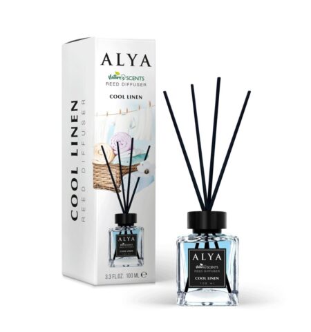 (plu01375) - Deodorant de Camera Cool Linen, Alya, Reed Diffuser - 100ml