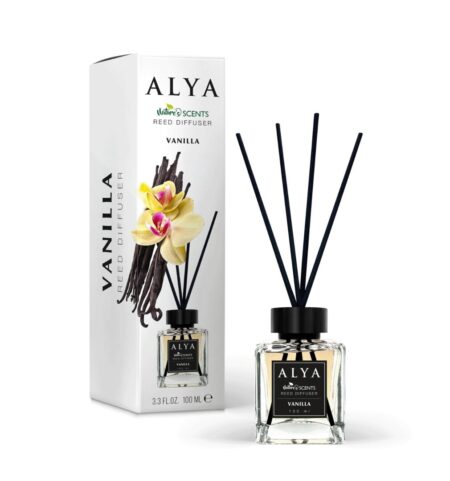 (plu01365) - Deodorant de Camera Vanilla, Alya, Reed Diffuser - 100ml