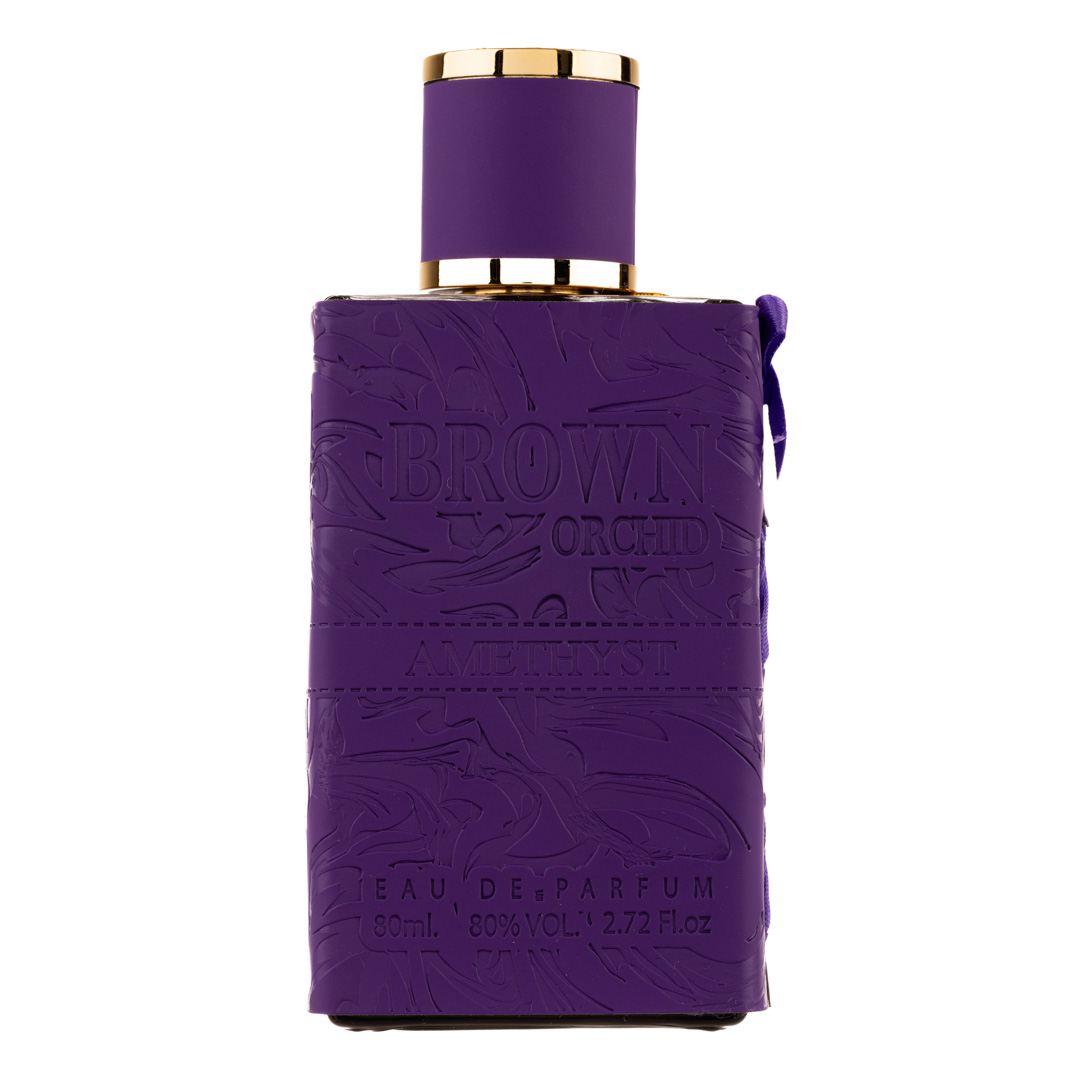 (plu01537) - Apa de Parfum Brown Orchid Amethyst, Fragrance World, Unisex - 80ml