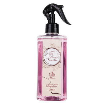 (plu05323) - Deodorant de Camera Roses Vanilla, Al Wataniah, Fara Alcool - 500ml
