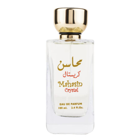 (plu05427) - Set Mahasin Crystal, Lattafa, Femei, Apa de Parfum - 100ml + Deo - 50ml