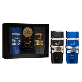 (plu01706) - Set Cadou Asad Apa de Parfum 100ml + Asad Zanzibar Apa de parfum 100ml, Lattafa